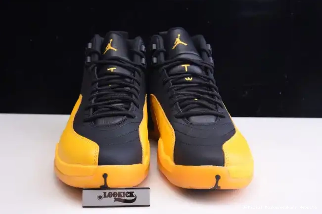 Official Maikesneakers 130690-070 Gold 12 University Jordan Retro Air Black 0517